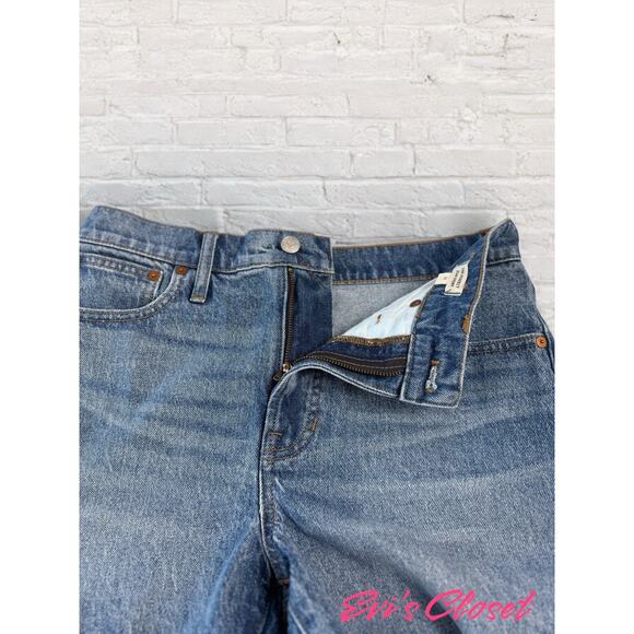 Madewell The Perfect Jean Short in Burnett Wash Tencel Lyocell Size 24 - Picture 5 of 14